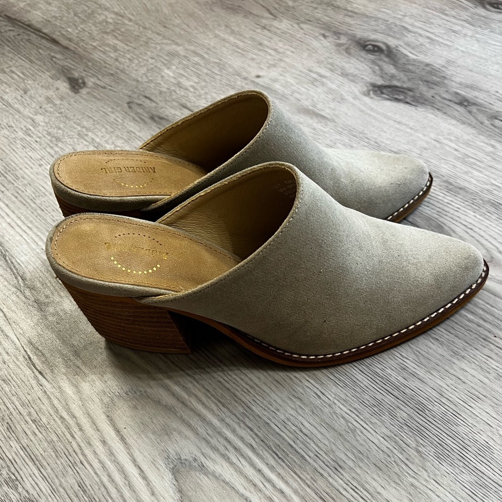 ARiderGirl Womens Heel Pointed Toe Slip-on Mule size 7
